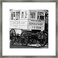 Roman Candy - Bw Framed Print