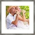 Romantic Honeymoon Vacation Framed Print