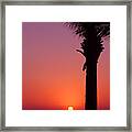 Romantic Sunset Framed Print