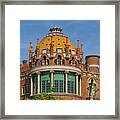 Rooftops At Sant Pau Barcelona Framed Print