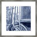 Rope And Mast Framed Print