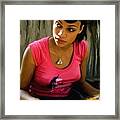 Rosario Dawson @ Death Proof Framed Print