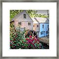 Roses At The Plimoth Grist Mill Framed Print