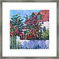 Rose's Cottage Framed Print