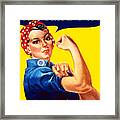Rosie The Rivetor Framed Print
