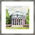 Rotunda At The University Of Virginia Framed Print