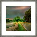 Round The Bend Framed Print
