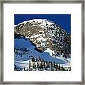 Rounded Mountain Framed Print