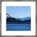 Route #1 Mountains Framed Print