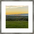 Route 41 Sunset Framed Print