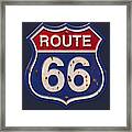 Route 66 Shirt Framed Print