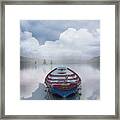 Rowboat Reflections Framed Print