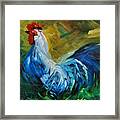 Rowdy Rooster Framed Print