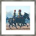 Royal Horse Artillery Painted Framed Print