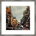 Royal Street Strole Framed Print