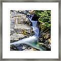 Ruby Creek Mt Rainier Framed Print