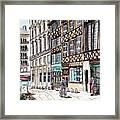 Rue Malpalu, Rouen, France Ii Framed Print