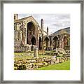 Ruins. Melrose Abbey. Framed Print