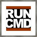 Run Cmd Framed Print