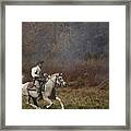 Running At Shooters Roost Framed Print
