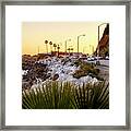 The White Lawn Chair Framed Print