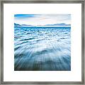 Rushing Away Framed Print