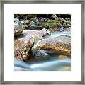 Rushing Water Framed Print