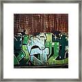 Rust And Emeralds Framed Print