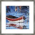 Rusty Brown Blues Framed Print