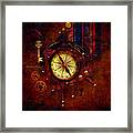 Rusty Time Machine Framed Print