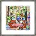Ruthiemoo Keep Up With The News Framed Print
