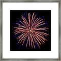 Rvr Fireworks 48 Framed Print