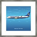 Ryan Air Boeing 737 Framed Print