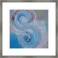 S Waves Framed Print