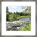 Saginas Lake Framed Print