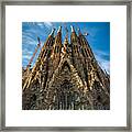 Sagrada Familia Facade Barcelona Framed Print