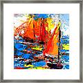 Sail Into The Sunset Framed Print
