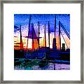 Sailboats At Rest Framed Print