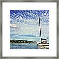 Sailing - Digital Oil Framed Print