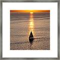 Sailing In The Sun Framed Print