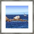 Sailing Monterey Bay Framed Print