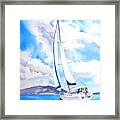 Sailing The Islands Framed Print