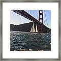 Sailing Under The Golden Gate Framed Print