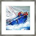 Sailing West Paintings Framed Print