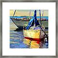 Sails At Rest Framed Print