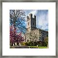 Saint Mary's Cathedral In Spring Framed Print