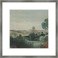 Saint Peter's Seen From The Campagna Framed Print