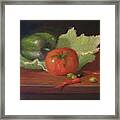 Salad By Alan Zawacki Framed Print