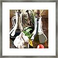 Salad Prep Before Supper Framed Print