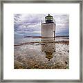 Salem Harbor High Tide Framed Print